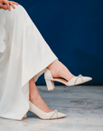 Grace Bridal Shoes in Off-White