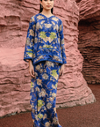 Sofina Modern Kurung Summeraya 2026 in Royal Blue