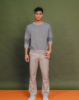 Signature Monogram Sweater in Light Brown