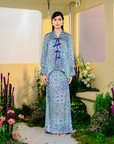 Damia Modern Kurung Summeraya 2025 in Light Blue