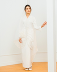 Dinda Bridal Modern Kurung in Off-White