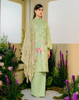 Asmara Long Modern Kurung Summeraya 2025 in Sage Green