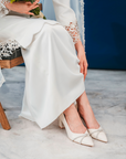 Grace Bridal Shoes in Off-White