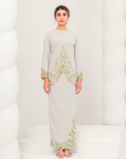 Murni Modern Kurung Summeraya in Ivory