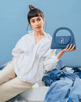 Denim Medium Solace in Sandwash