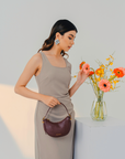 Aero Mini Bag in Dark Burgundy