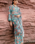 Sofina Modern Kurung Summeraya 2026 in Turqoise