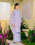 Bayu Long Modern Kurung Summeraya 2025 in Lilac