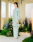 Kamilia Long Modern Kurung Summeraya 2025 in Mint Green