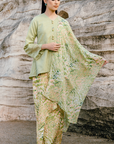 Safiya Modern Kurung Summeraya 2026 in Sage Green