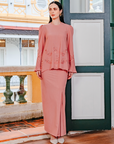 Tenang Modern Kurung Summeraya in Dusty Peach