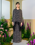 Maya Tunic Modern Kurung Summeraya 2025 in Black