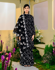 Bayu Long Modern Kurung Summeraya 2025 in Black