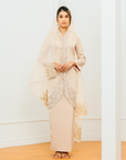 Dinda Bridal Modern Kurung in Champagne
