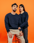 Cleo Sweatshirt in Navy Blue