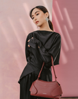 Yukka Bag in Dark Maroon