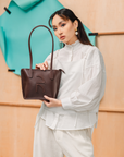 Kendra Mini Tote Bag in Belgium Chocolate