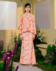 Kirana Modern Kurung Summeraya 2025 in Light Peach