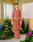 Whulan Long Kebaya Summeraya 2025 in Dark Teracotta