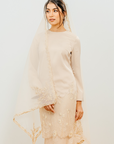 Melati Selendang Organdy in Champagne
