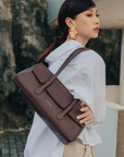 Nadda Bag in Dark Brown