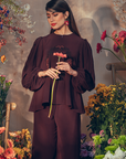 Lily Plain Set in Dark Purple