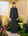 Dian Modern Kurung Summeraya 2025 in Black