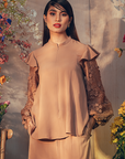Salvia Plain Set in Brown