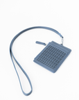 Signature Card Holder in Stone Blue