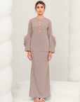 Indah Modern Kurung Summeraya in Light Walnut