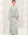 Santun Modern Kurung Summeraya in Mint Green