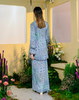 Damia Modern Kurung Summeraya 2025 in Light Blue