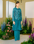 Whulan Long Kebaya Summeraya 2025 in Teal