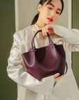 Tikka Tote Bag in Dark Wine