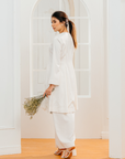 Elena Bridal Modern Kurung in Off-White