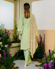 Asmara Long Modern Kurung Summeraya 2025 in Sage Green