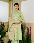 Asmara Long Modern Kurung Summeraya 2025 in Sage Green