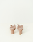 Clara Block Heels in Nude