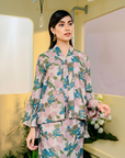Kirana Modern Kurung Summeraya 2025 in Rosy Brown