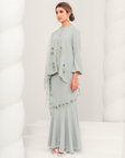 Santun Modern Kurung Summeraya in Mint Green
