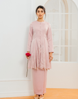 Elena Bridal Modern Kurung in Rose Pink