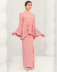Tenang Modern Kurung Summeraya in Dusty Peach