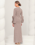 Indah Modern Kurung Summeraya in Light Walnut