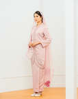 Dinda Bridal Modern Kurung in Rose Pink
