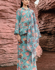 Sofina Modern Kurung Summeraya 2026 in Turqoise