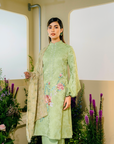 Asmara Long Modern Kurung Summeraya 2025 in Sage Green
