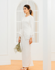 Kartika Bridal Modern Kurung in Off-White