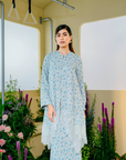 Maya Tunic Modern Kurung Summeraya 2025 in Light Grey