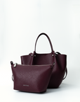 Tikka Tote Bag in Dark Wine