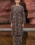 Aminah Long Kurung Summeraya 2026 in Rich Brown